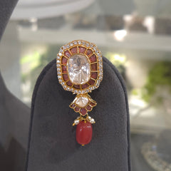 Padma handsetted moissanite polki choker