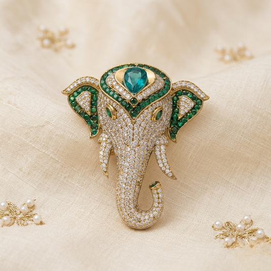 Kartik Ad brooch