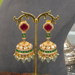 Heena moissanite polki choker set