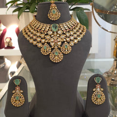 Nusrat bridal polki set
