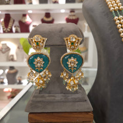 Arpan moissanite polki long set