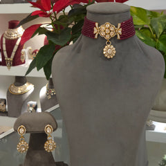 Yashmita Polki choker set