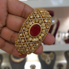 Meher moissanite polki bracelet