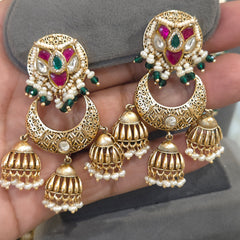 Nadia antique golden set