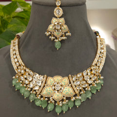 Raavi polki neckline set