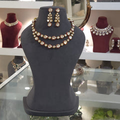 Milo moissanite polki set