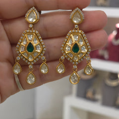 Parveen polki necklace set