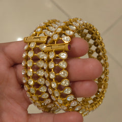 Kareena Moissanite polki bangles