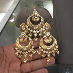 Bharthi antique polki set