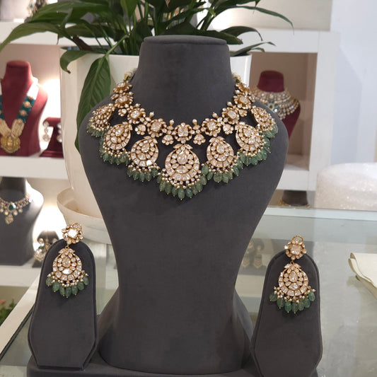 Kirat Moissanite polki set