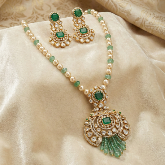 Baani moissanite polki p set