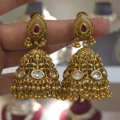 SANIA Polki jhumka