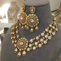 Parisha moissanite polki set