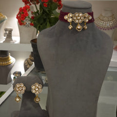 Taran moissanite polki set