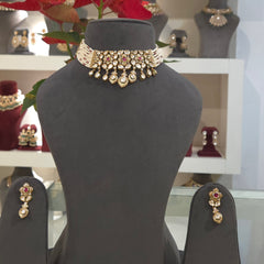 Mahima polki necklace set