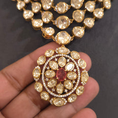 Meetali moissanite polki set