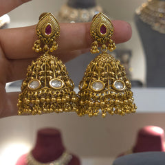 SANIA Polki jhumka