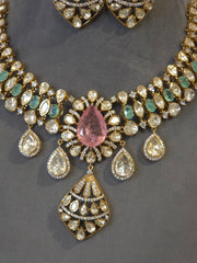 Myra moissanite necklace set