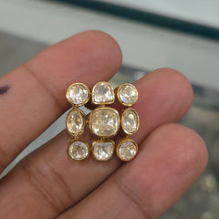 Samriddhi moissanite polki set