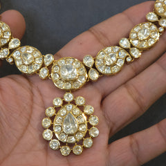 Lyra moissanite polki set