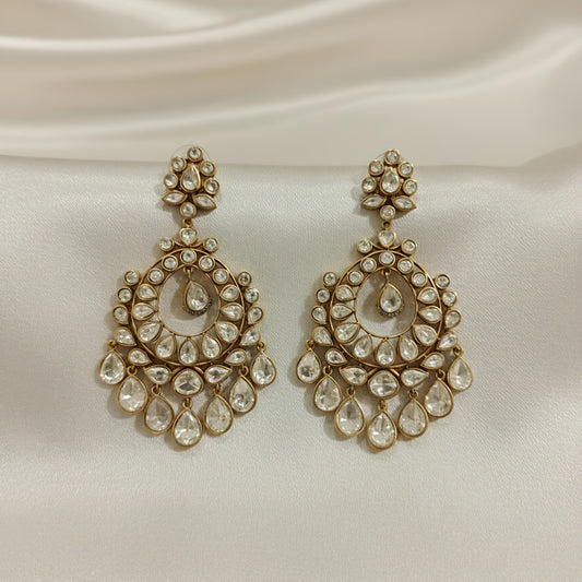Beera moissanite earrings