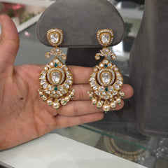 Hushan Polki necklace set