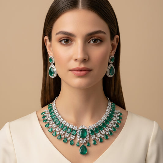 Alenia american diamond set