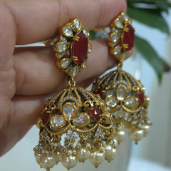Kostuki polki jhumka