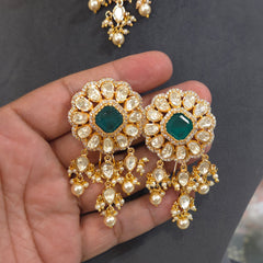 Raaga moissanite polki choker set