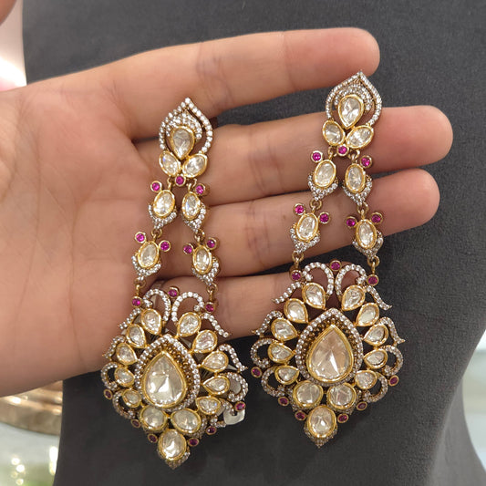 Mohini polki earrings