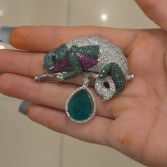 Cardamon Ad brooch