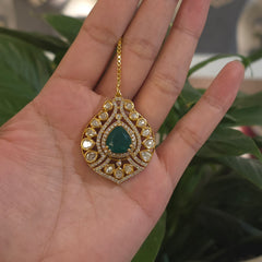 Anamika Silver foil polki set