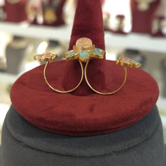 Nargis double finger ring