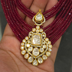 Dhara moissanite polki set