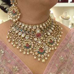 Vidushi polki bridal set