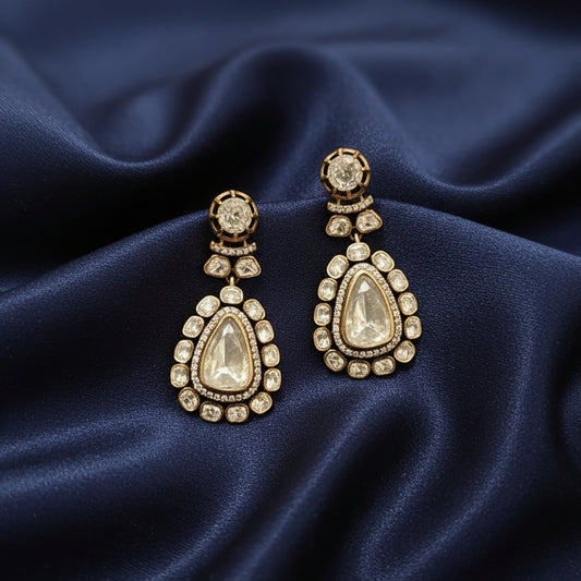 Anika moissanite danglers