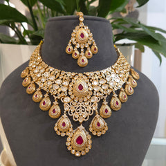 Harleen polki necklace set