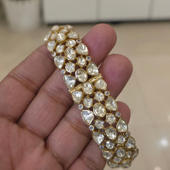 Aavni moissanite polki bangles