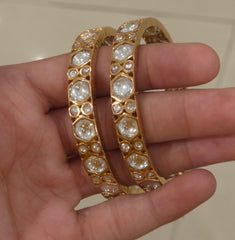 Luxmi Kundan polki bangles