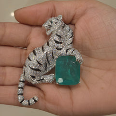 Tiger Ad brooch