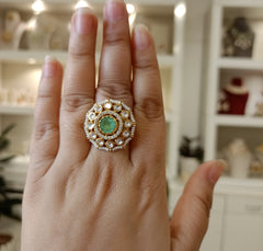 Mini polki rings