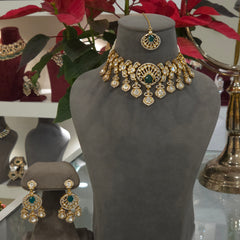 Spring Polki choker set