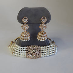 Tarini moissanite polki set