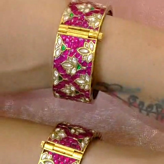 Karni polki bangles