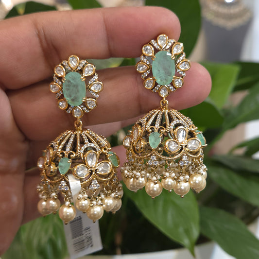 Kostuki polki jhumka