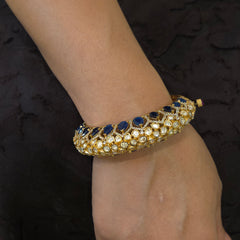 Shaguna moissanite polki bracelet