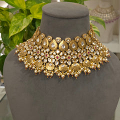 Bharthi antique polki set