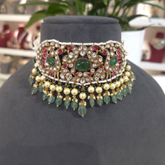 Nabeela antique polki set
