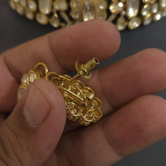 Dhaara moissanite choker set