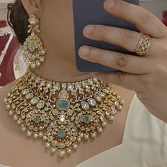 Vidushi polki bridal set